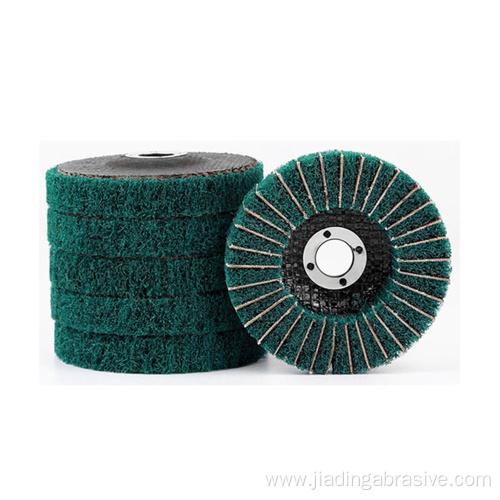 non woven flap wheel abrasive discs Scouring Pad